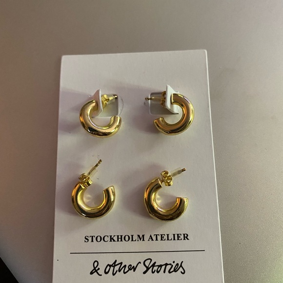 stockholm atelier Jewelry - Stockholm Atelier no cardboard tag **small hoops